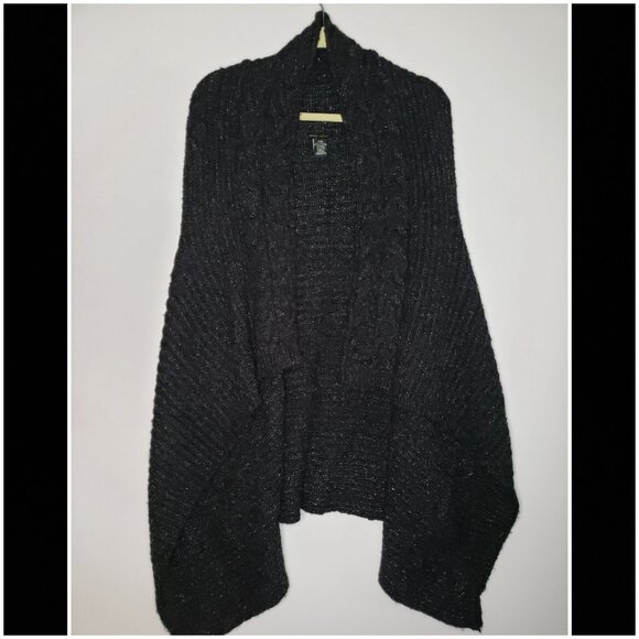 NWOT BCBG Maxazria Long Sleeveless Cardigan Sweater Vest Size S/M Vintage Unique - Picture 1 of 12